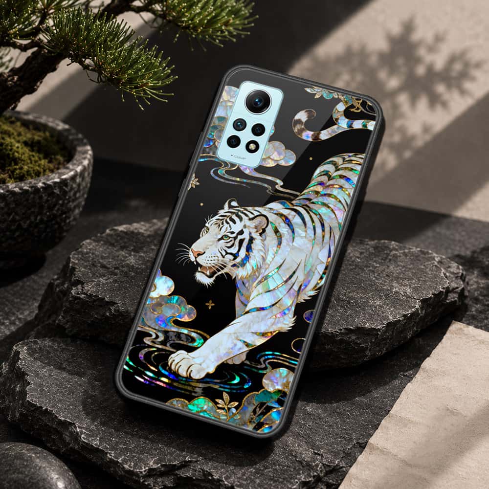 Xiaomi Redmi Note 12 Pro 4G Cover - Pearl Dynasty Series - HQ Ultra Shine Premium Infinity Glass Soft Silicon Borders Case