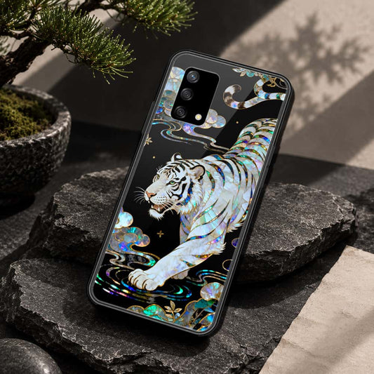 Oppo A74 Cover - Pearl Dynasty Series - HQ Ultra Shine Premium Infinity Glass Soft Silicon Borders Case