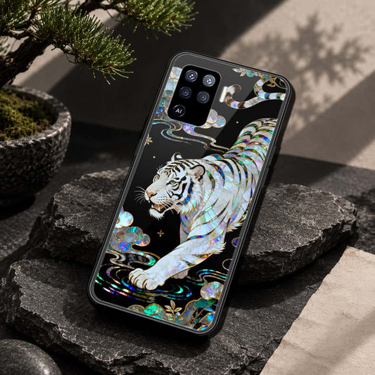Oppo Reno 5 Lite Cover - Pearl Dynasty Series - HQ Ultra Shine Premium Infinity Glass Soft Silicon Borders Case