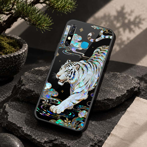 Infinix Hot 8 Cover - Pearl Dynasty Series - HQ Ultra Shine Premium Infinity Glass Soft Silicon Borders Case