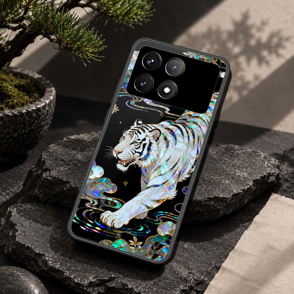 Xiaomi Poco F6 Pro Cover - Pearl Dynasty Series - HQ Ultra Shine Premium Infinity Glass Soft Silicon Borders Case