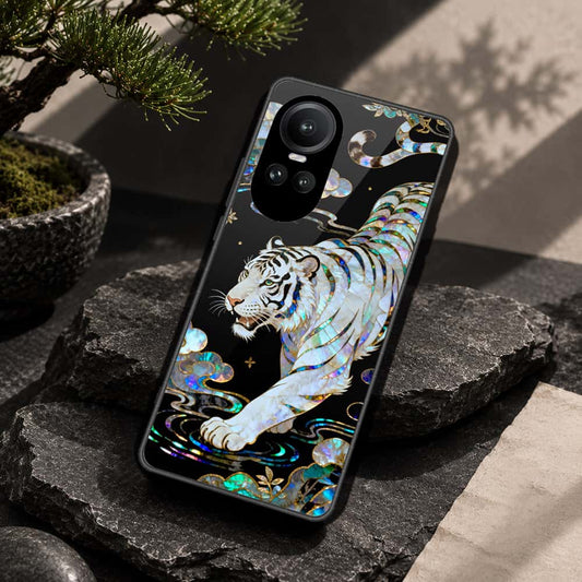 Oppo Reno 10 Pro Cover - Pearl Dynasty Series - HQ Ultra Shine Premium Infinity Glass Soft Silicon Borders Case