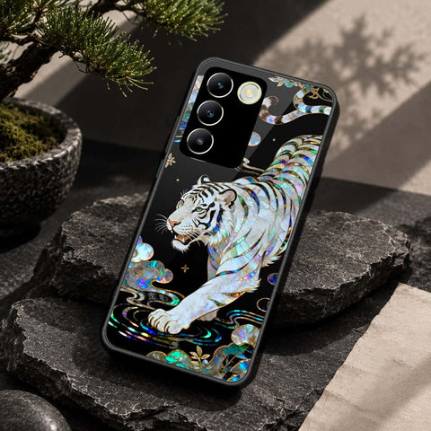 Vivo Y100 4G Cover - Pearl Dynasty Series - HQ Ultra Shine Premium Infinity Glass Soft Silicon Borders Case