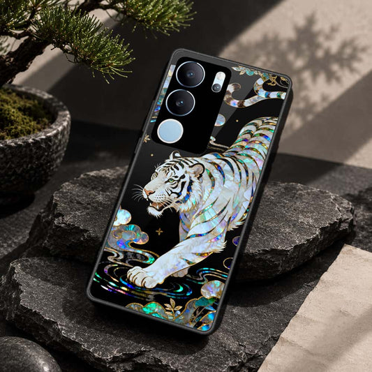 Vivo V29 Pro Cover - Pearl Dynasty Series - HQ Ultra Shine Premium Infinity Glass Soft Silicon Borders Case