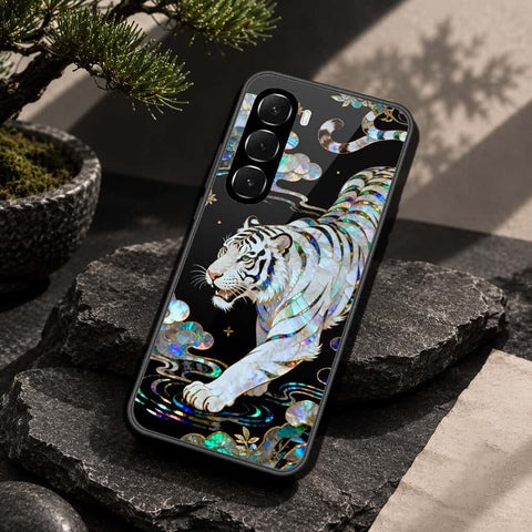 Infinix Hot 60 Cover - Pearl Dynasty Series - HQ Ultra Shine Premium Infinity Glass Soft Silicon Borders Case