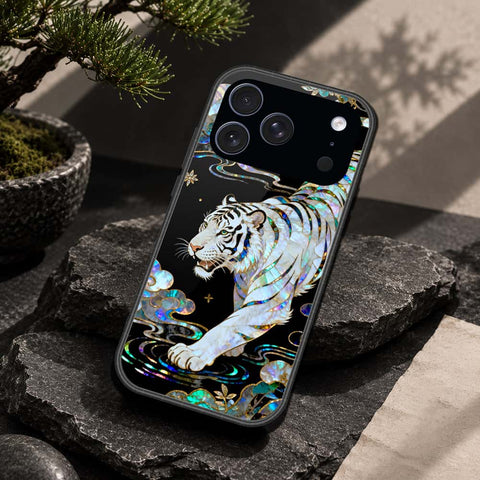 iPhone 18 Pro Max - Pearl Dynasty Series - HQ Ultra Shine Premium Infinity Glass Soft Silicon Borders Case