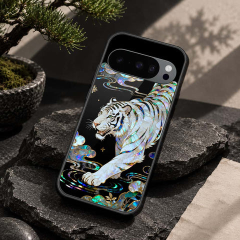 Google Pixel 9 Pro XL Cover - Pearl Dynasty Series - HQ Ultra Shine Premium Infinity Glass Soft Silicon Borders Case