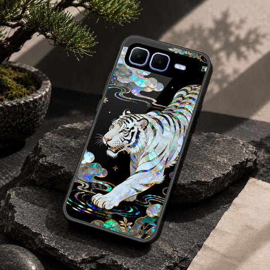 Infinix Smart 10 Plus Cover - Pearl Dynasty Series - HQ Ultra Shine Premium Infinity Glass Soft Silicon Borders Case