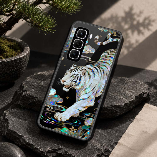 Infinix Hot 60 Pro Cover - Pearl Dynasty Series - HQ Ultra Shine Premium Infinity Glass Soft Silicon Borders Case