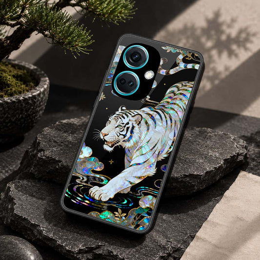 Oppo K11 Cover - Pearl Dynasty Series - HQ Ultra Shine Premium Infinity Glass Soft Silicon Borders Case