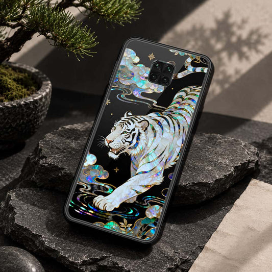 Xiaomi Redmi Note 9S Cover - Pearl Dynasty Series - HQ Ultra Shine Premium Infinity Glass Soft Silicon Borders Case