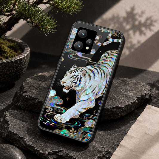 Oppo K10x Cover - Pearl Dynasty Series - HQ Ultra Shine Premium Infinity Glass Soft Silicon Borders Case
