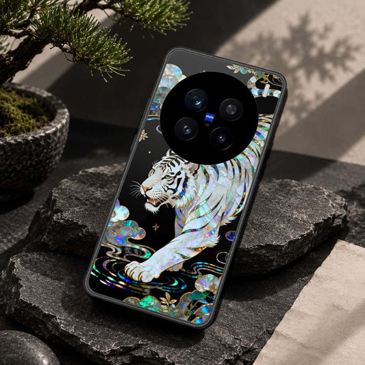Vivo V7 Plus Cover - Pearl Dynasty Series - HQ Ultra Shine Premium Infinity Glass Soft Silicon Borders Case