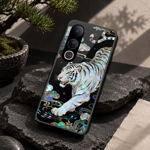 Vivo V50 Lite Cover - Pearl Dynasty Series - HQ Ultra Shine Premium Infinity Glass Soft Silicon Borders Case