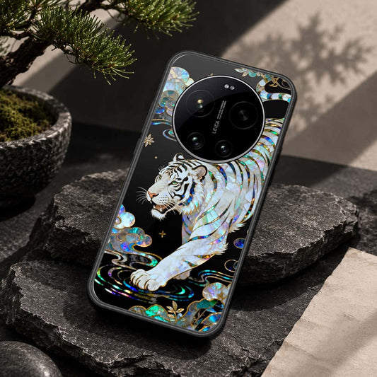Xiaomi 17 Ultra Cover - Pearl Dynasty Series - HQ Ultra Shine Premium Infinity Glass Soft Silicon Borders Case