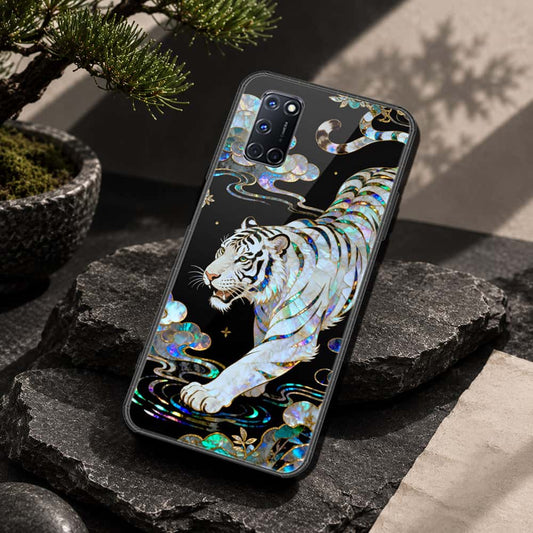 Oppo A72 Cover - Pearl Dynasty Series - HQ Ultra Shine Premium Infinity Glass Soft Silicon Borders Case