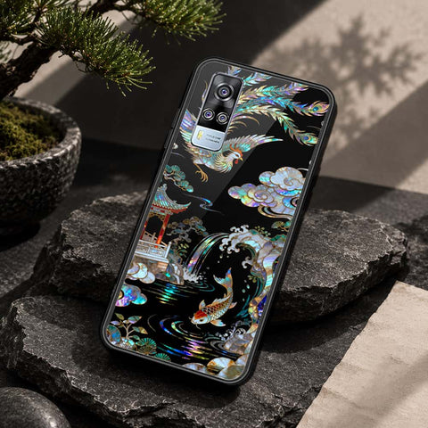 Vivo Y51a Cover - Pearl Dynasty Series - HQ Ultra Shine Premium Infinity Glass Soft Silicon Borders Case