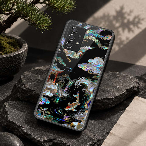 Samsung Galaxy A52 Cover - Pearl Dynasty Series - HQ Ultra Shine Premium Infinity Glass Soft Silicon Borders Case