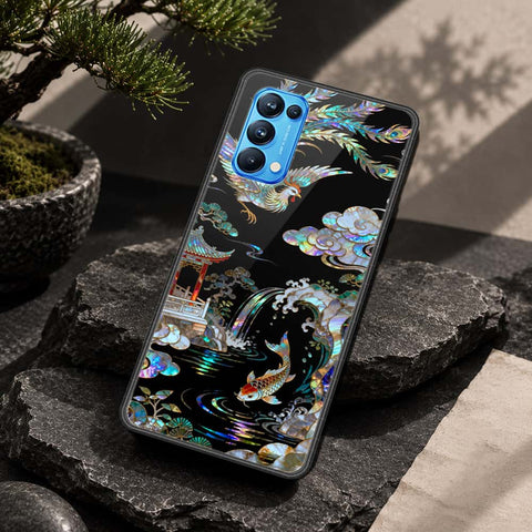 Oppo Reno 5 Pro 5G Cover - Pearl Dynasty Series - HQ Ultra Shine Premium Infinity Glass Soft Silicon Borders Case