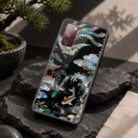 Samsung Galaxy S20 FE Cover - Pearl Dynasty Series - HQ Ultra Shine Premium Infinity Glass Soft Silicon Borders Case