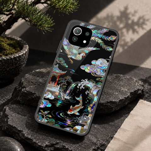 Xiaomi Mi 11 Lite Cover - Pearl Dynasty Series - HQ Ultra Shine Premium Infinity Glass Soft Silicon Borders Case