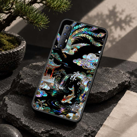 Oppo Reno 3 Pro Cover - Pearl Dynasty Series - HQ Ultra Shine Premium Infinity Glass Soft Silicon Borders Case