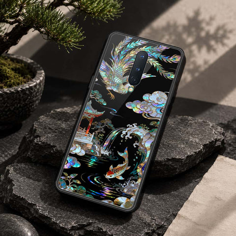 OnePlus 8 Cover - Pearl Dynasty Series - HQ Ultra Shine Premium Infinity Glass Soft Silicon Borders Case