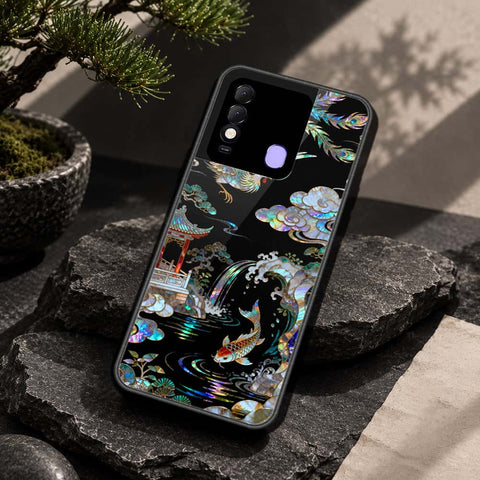 Tecno Spark 8 Cover - Pearl Dynasty Series - HQ Ultra Shine Premium Infinity Glass Soft Silicon Borders Case