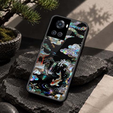 OnePlus 10R Cover - Pearl Dynasty Series - HQ Ultra Shine Premium Infinity Glass Soft Silicon Borders Case