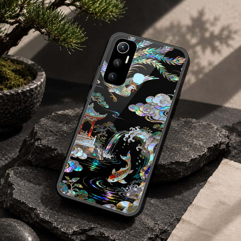 Infinix Hot 11 Cover - Pearl Dynasty Series - HQ Ultra Shine Premium Infinity Glass Soft Silicon Borders Case