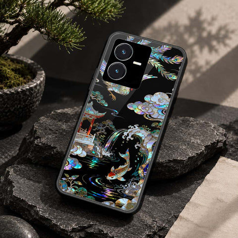 Vivo Y22 Cover - Pearl Dynasty Series - HQ Ultra Shine Premium Infinity Glass Soft Silicon Borders Case