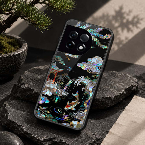 OnePlus Ace 2 Cover - Pearl Dynasty Series - HQ Ultra Shine Premium Infinity Glass Soft Silicon Borders Case