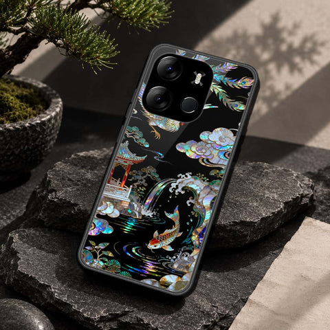 Tecno Spark Go 2023 Cover - Pearl Dynasty Series - HQ Ultra Shine Premium Infinity Glass Soft Silicon Borders Case