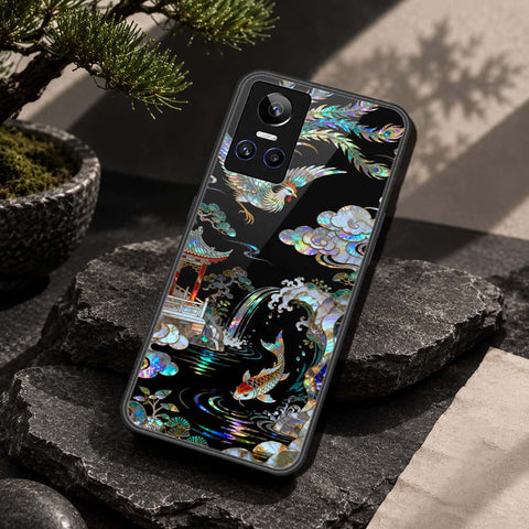 Realme GT Neo 3 Cover - Pearl Dynasty Series - HQ Ultra Shine Premium Infinity Glass Soft Silicon Borders Case