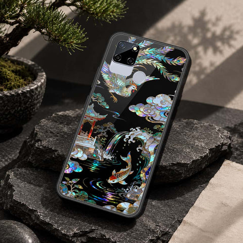 Realme C12 Cover - Pearl Dynasty Series - HQ Ultra Shine Premium Infinity Glass Soft Silicon Borders Case