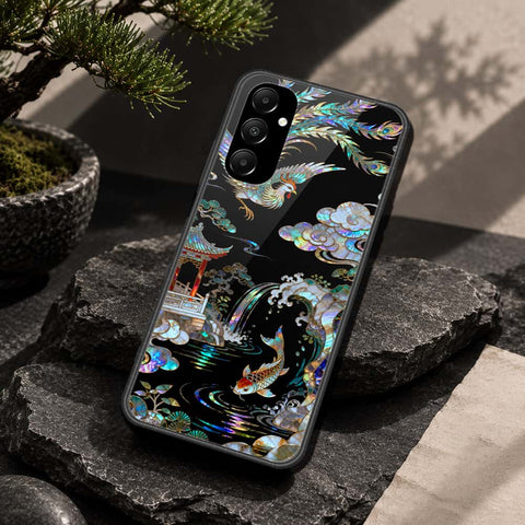 Samsung Galaxy A05s Cover - Pearl Dynasty Series - HQ Ultra Shine Premium Infinity Glass Soft Silicon Borders Case