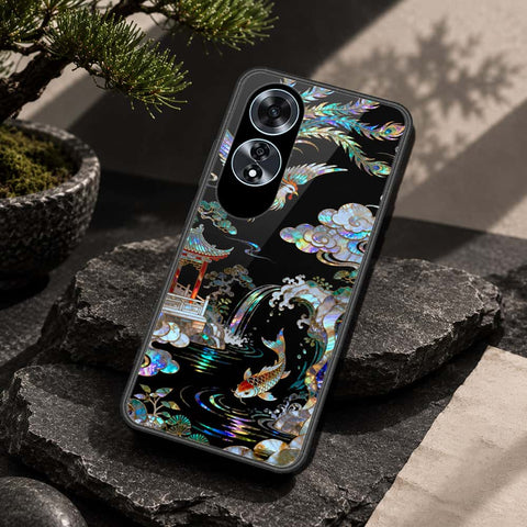 Oppo A60 Cover - Pearl Dynasty Series - HQ Ultra Shine Premium Infinity Glass Soft Silicon Borders Case
