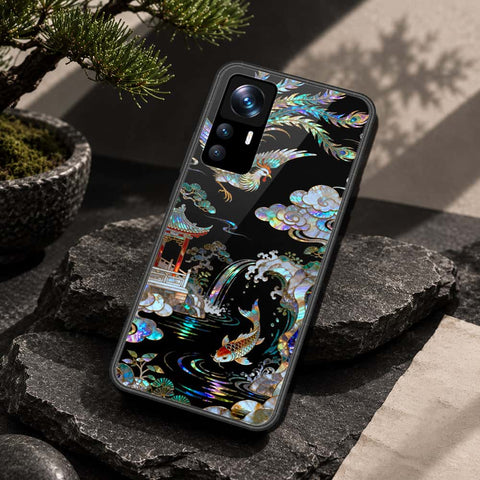 Xiaomi 12T Pro Cover - Pearl Dynasty Series - HQ Ultra Shine Premium Infinity Glass Soft Silicon Borders Case