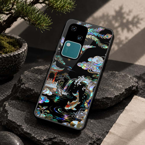 Vivo S18 Cover - Pearl Dynasty Series - HQ Ultra Shine Premium Infinity Glass Soft Silicon Borders Case