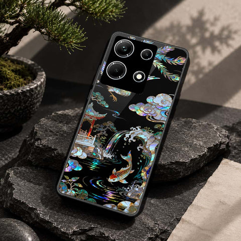 Infinix Note 30 Cover - Pearl Dynasty Series - HQ Ultra Shine Premium Infinity Glass Soft Silicon Borders Case