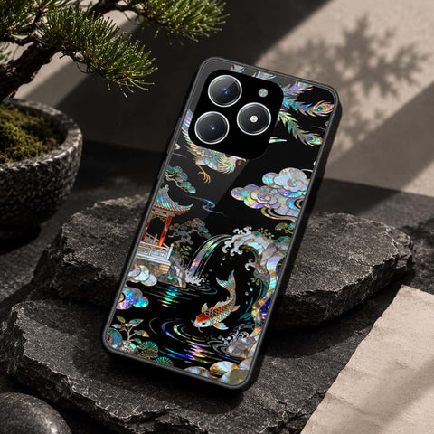 Realme C61 Cover - Pearl Dynasty Series - HQ Ultra Shine Premium Infinity Glass Soft Silicon Borders Case