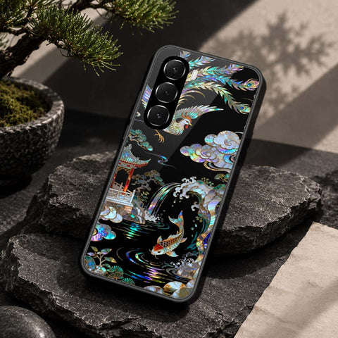 Infinix Hot 60 Cover - Pearl Dynasty Series - HQ Ultra Shine Premium Infinity Glass Soft Silicon Borders Case