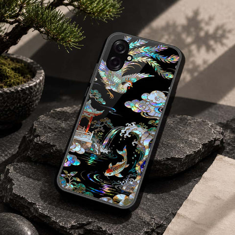 Samsung Galaxy M07 Cover - Pearl Dynasty Series - HQ Ultra Shine Premium Infinity Glass Soft Silicon Borders Case