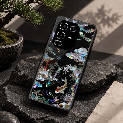 Infinix Note 50 4G Cover - Pearl Dynasty Series - HQ Ultra Shine Premium Infinity Glass Soft Silicon Borders Case