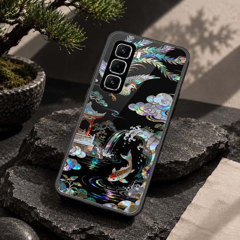 Infinix Hot 50 Pro Plus Cover - Pearl Dynasty Series - HQ Ultra Shine Premium Infinity Glass Soft Silicon Borders Case