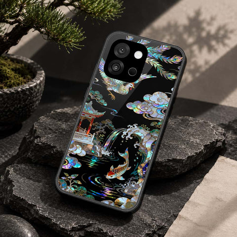 OnePlus 13s Cover - Pearl Dynasty Series - HQ Ultra Shine Premium Infinity Glass Soft Silicon Borders Case