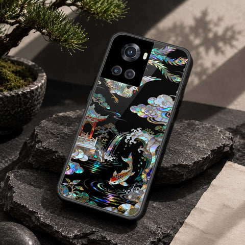 OnePlus 3T Cover - Pearl Dynasty Series - HQ Ultra Shine Premium Infinity Glass Soft Silicon Borders Case