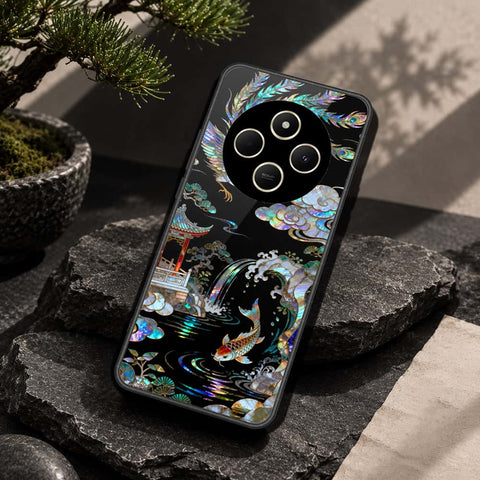 Xiaomi Poco C75 Cover - Pearl Dynasty Series - HQ Ultra Shine Premium Infinity Glass Soft Silicon Borders Case