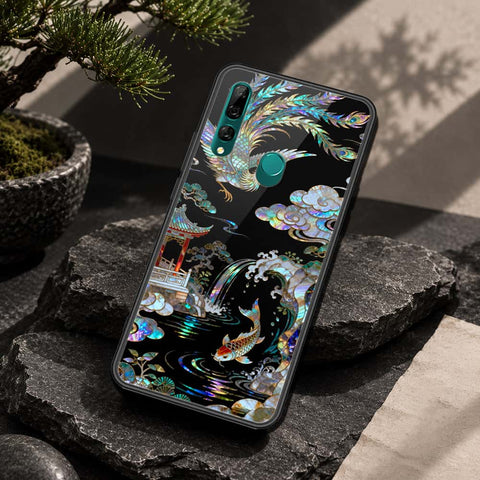 Huawei P Smart Z Cover - Pearl Dynasty Series - HQ Ultra Shine Premium Infinity Glass Soft Silicon Borders Case