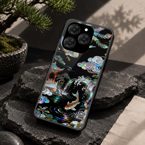 Realme 15T Cover - Pearl Dynasty Series - HQ Ultra Shine Premium Infinity Glass Soft Silicon Borders Case